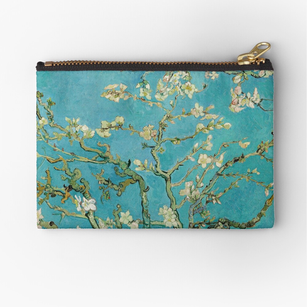 Van Gogh Almond Blossoms Round Zipper Case – Monarque