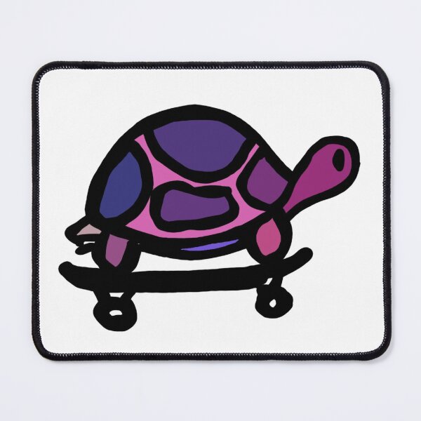 Item preview, Colorful Turtle on a skateboard designed and sold by Loulig.
