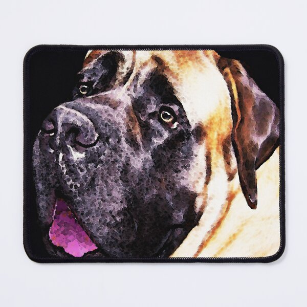 Item preview, Mastiff Dog Art - Size Matters designed and sold by Sharon Cummings Art.