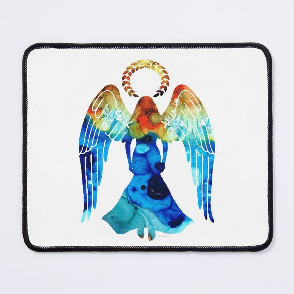 Item preview, Guardian Angel - Spiritual Art Paitning designed and sold by Sharon Cummings Art.