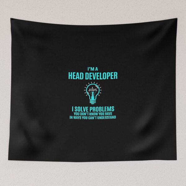 Item preview, Head Developer T Shirt - Head Developer I Solve Problems Gift Item Tee designed and sold by stierleism.