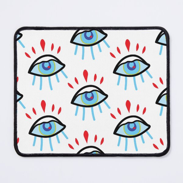 Item preview, Red Lash Evil Eye Pattern designed and sold by christabelco.