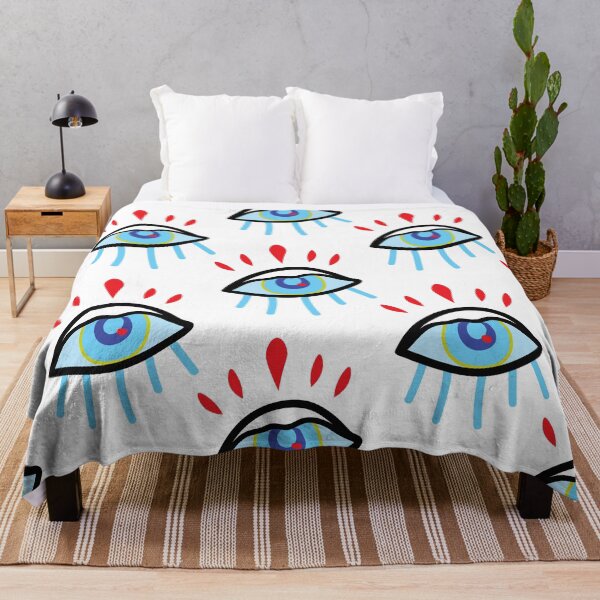 Item preview, Red Lash Evil Eye Pattern designed and sold by christabelco.