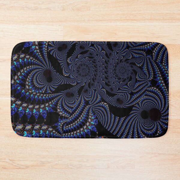 Item preview, 'Rosellar Blue'-V.2 Psychedelic/ fractal wave pattern digital painting by The Raumier  designed and sold by N-W-T-S-I-O.