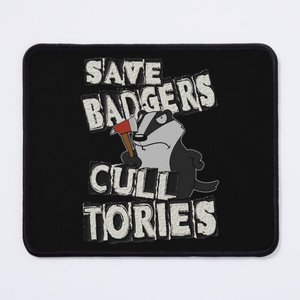 Item preview, SAVE BADGERS CULL TORIES designed and sold by Paparaw.