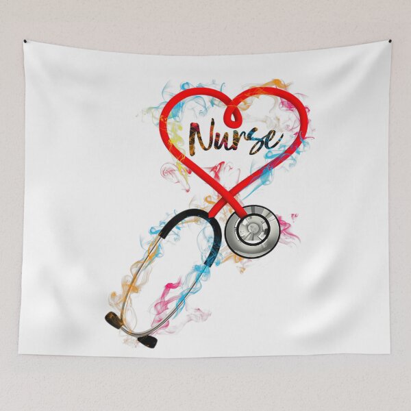Item preview, Smokey color heart stethoscope  - Nursing  designed and sold by Designs Of all kinds.