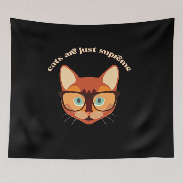 Item preview, Cats are just supreme - cat lovers designed and sold by cruzzcreation.