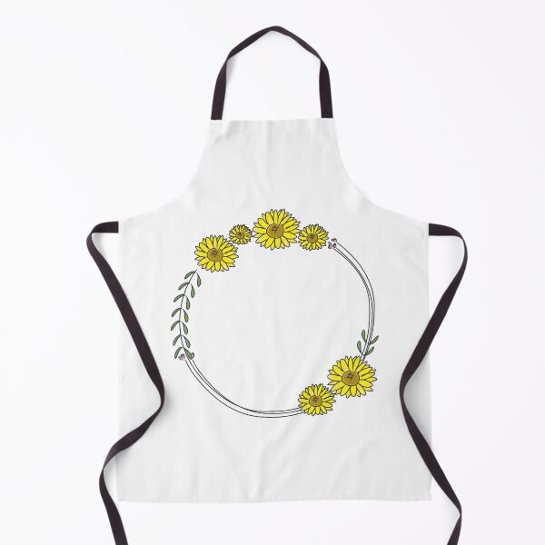 Item preview, Hand drawn sunflower wreath designed and sold by BOSHIRT.