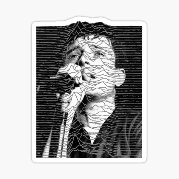Item preview, Unknown Pleasures Ian Curtis JD - Pulses from pulsar CP 1919 designed and sold by Negana.