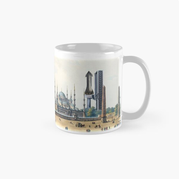 Item preview, Ancient times, Space X, Starship fan art, gift idea for Space lovers designed and sold by HazardPaay.
