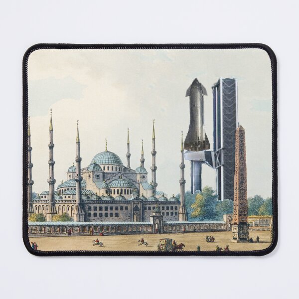 Item preview, Ancient times, Space X, Starship fan art, gift idea for Space lovers designed and sold by HazardPaay.