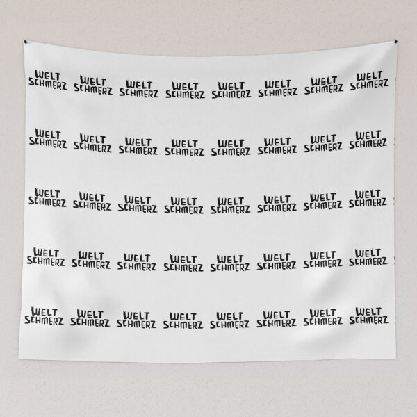 Item preview, German word Weltschmerz for Philosophy Doomer designed and sold by badlydrawnbabe.