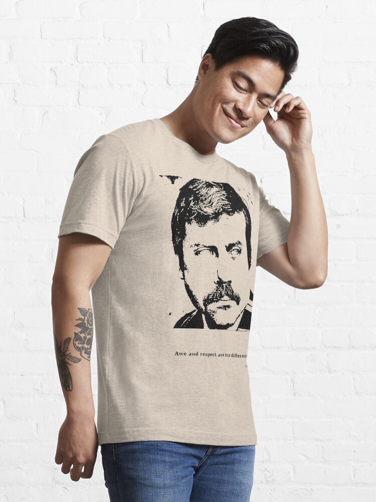 Alternate view of Oliver Reed Awe & Respect Essential T-Shirt