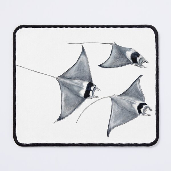 Item preview, Devil fish - Manta ray (Mobula mobular) designed and sold by chloeyzoard.
