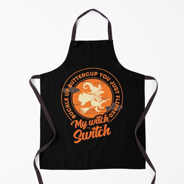 Item preview, Buckle Up Buttercup You Just Flipped My Witch Switch, Cute Halloween Gift For Men And Women- Funny Witch Illustration designed and sold by AMINE  ★★★★★.