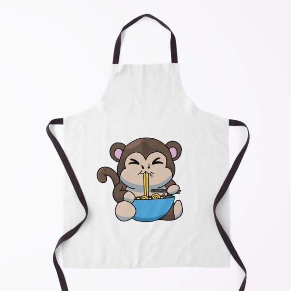 Item preview, Anime Kawaii Ramen Eating Monkey Japanese Noodles designed and sold by Mesyo.