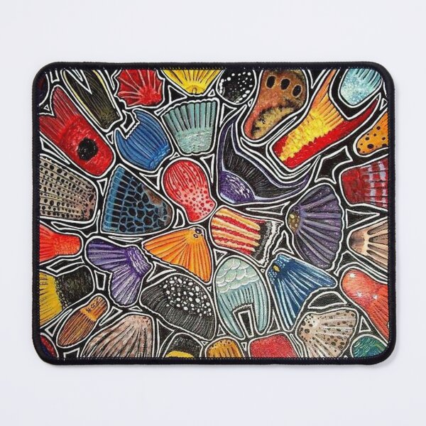 Item preview, Fish fin mosaic designed and sold by chloeyzoard.