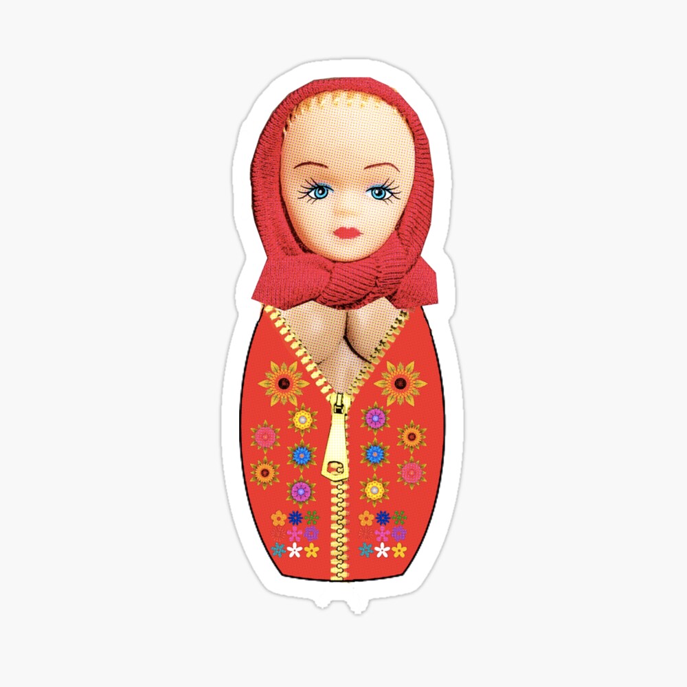 Rude, Funny, Russian Matryoshka Doll With Big Boobs!