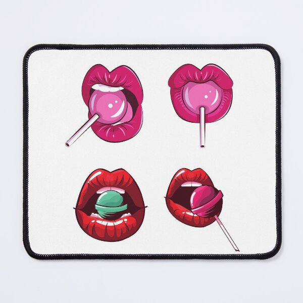 Item preview, Lollipop Pink Lips Sticker pack designed and sold by CaitU.
