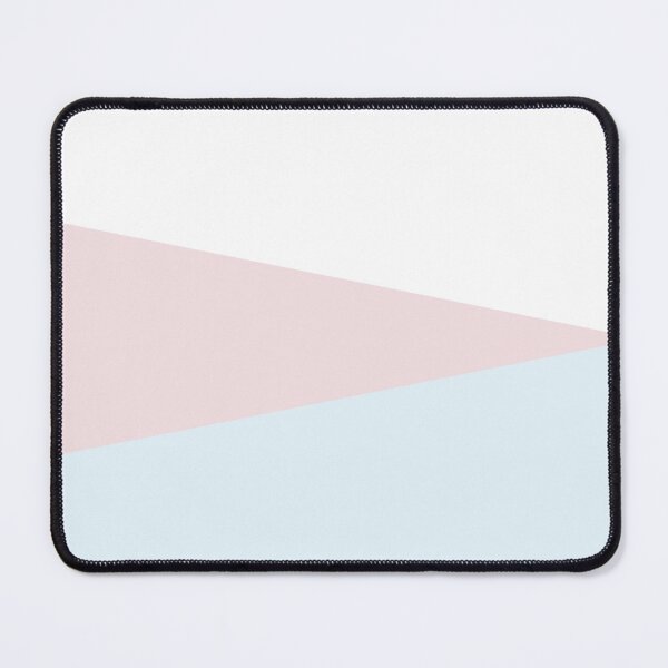Item preview, PALE BLUE, PALE PINK and WHITE GEOMETRIC DESIGN PRINT designed and sold by RachelMacht.