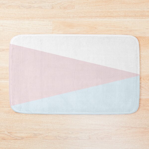 Item preview, PALE BLUE, PALE PINK and WHITE GEOMETRIC DESIGN PRINT designed and sold by RachelMacht.