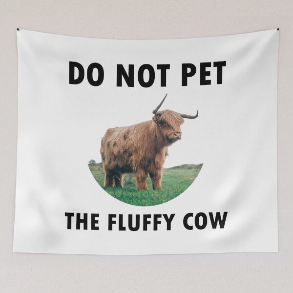 Item preview, Do not pet the fluffy cow designed and sold by two peas in a pod.