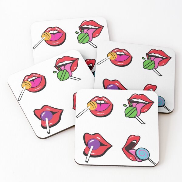Item preview, Lollipop Red Lips Sticker Pack designed and sold by CaitU.