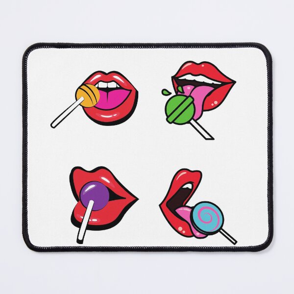 Item preview, Lollipop Red Lips Sticker Pack designed and sold by CaitU.
