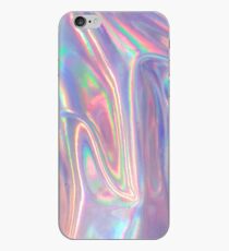 Holographische Wellen in Lila iPhone-Hülle & Cover