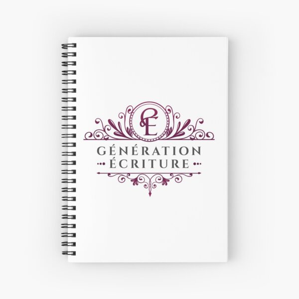 Génération Écriture - Ornemental logo Cahier à spirale