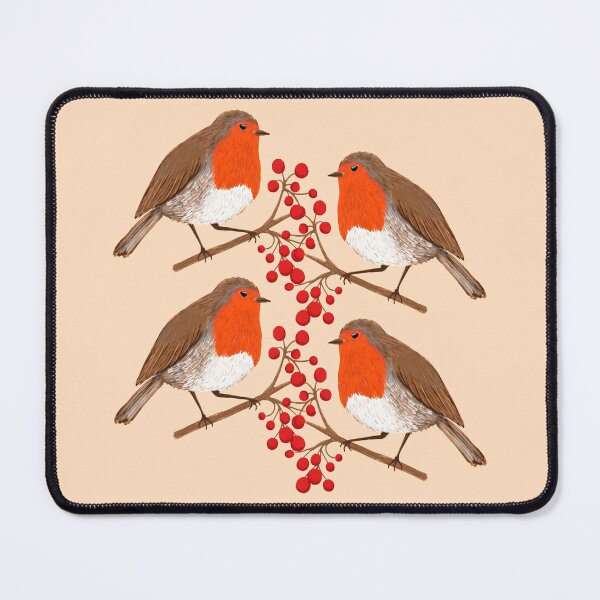 Aperçu de l'œuvre Modèle d'oiseau d'hiver Robin européen - Pêche créée et vendue par Kraina.