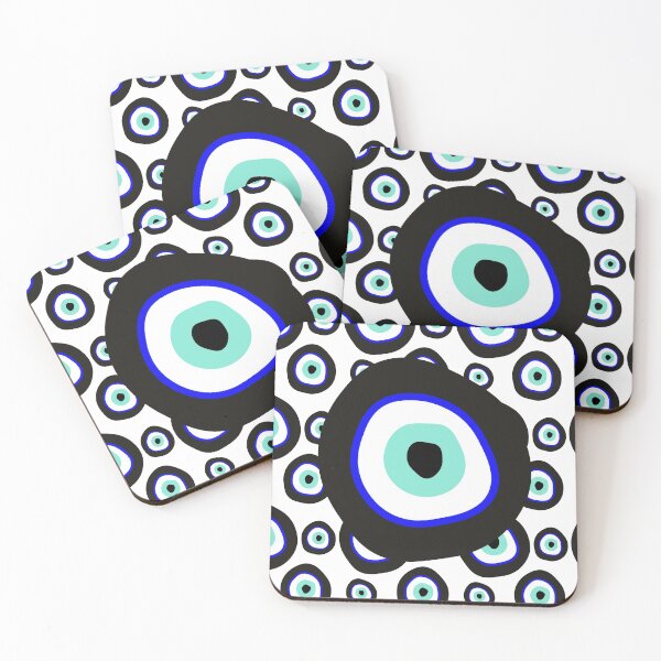 Item preview, Black Evil Eye Pattern designed and sold by christabelco.