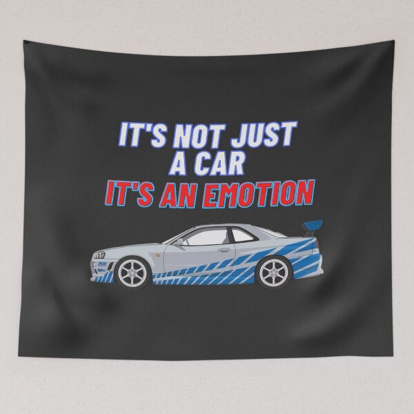 Item preview, IT'S NOT JUST A CAR IT'S AN EMOTION { Fast and furious r34 } designed and sold by MOTOSHIFT.