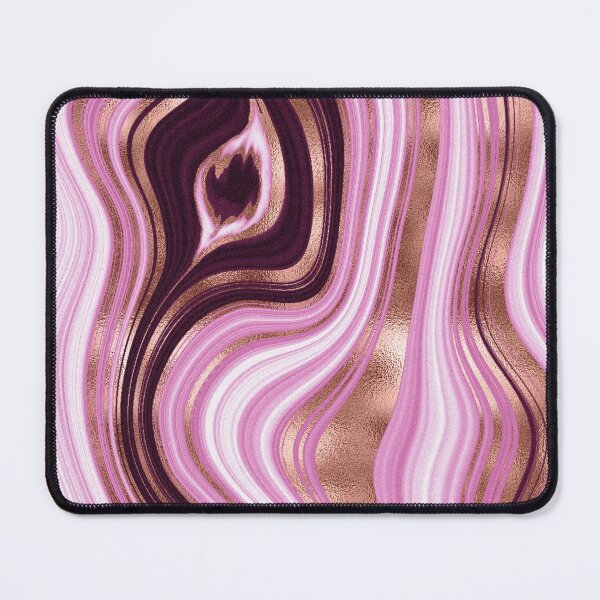 Item preview, Pink Agate Stone with Gold Swirls designed and sold by ReesDesigns.
