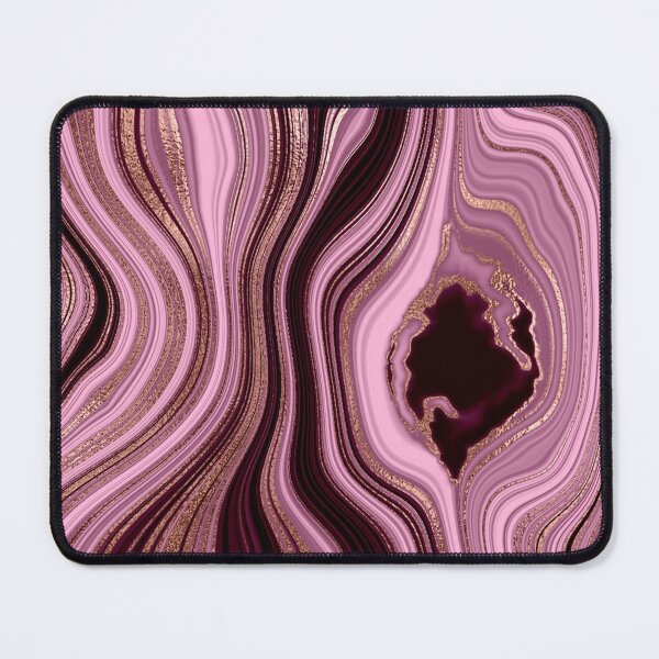 Item preview, Pink & Gold Agate Stone designed and sold by ReesDesigns.