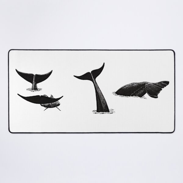 Item preview, Pilot Whale flukes - Ink work for whale lovers designed and sold by chloeyzoard.