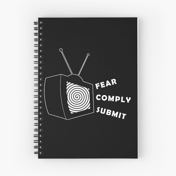 Item preview, Fear Comply Submit, TV Propaganda Hypnosis designed and sold by ArtOfRebellion.