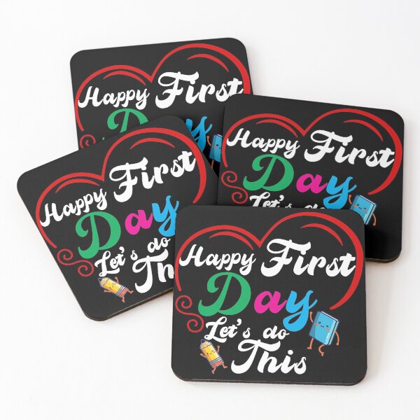 Item preview, Happy First Day Let's Do This designed and sold by plussorn.