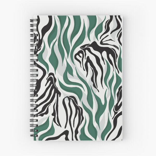 Item preview, Contrasting design of abstract flowing foliage and branches designed and sold by Alex-Saltykova.
