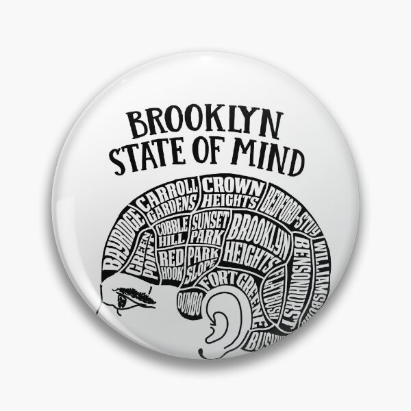 Item preview, Brooklyn New York City Brain Head designed and sold by walrusindustrie.