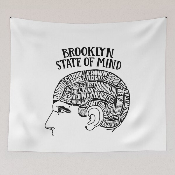 Item preview, Brooklyn New York City Brain Head designed and sold by walrusindustrie.