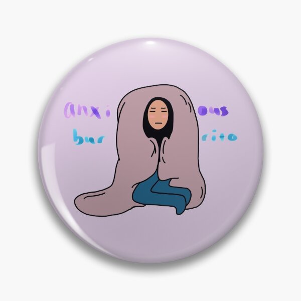 Item preview, Anxious Burrito Blanket designed and sold by creativeloft.