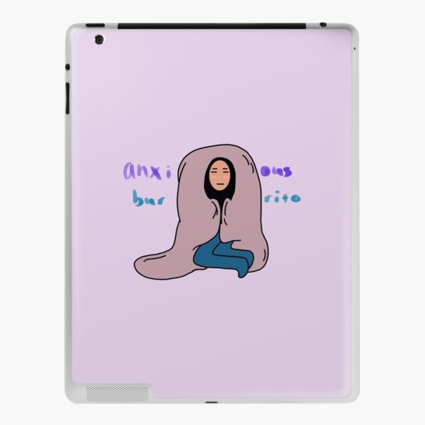 Anxious Burrito Blanket iPad Skin
