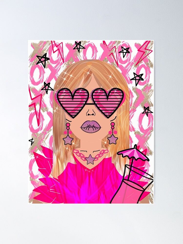 Download Paint Drip Louis Vuitton Pink Wallpaper
