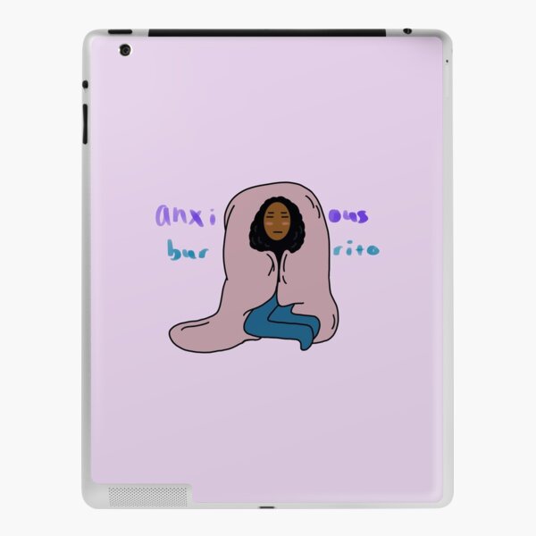 Anxious Burrito Blanket 2 iPad Skin