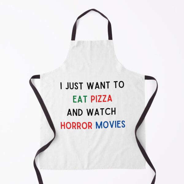 Item preview, I Just Want To Eat Pizza And Watch Horror Movies designed and sold by Chanchane Store.