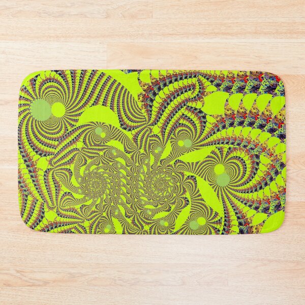 Item preview, 'Rosellar (Neon)'-V.3 Psychedelic/ Wave Fractal pattern Digital Painting by The Raumier  designed and sold by N-W-T-S-I-O.