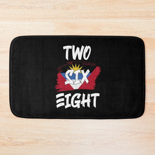 Item preview, Antigua and Barbuda  Area Code Two Six Four 268  Antiguan Flag designed and sold by Uppercase Tees.