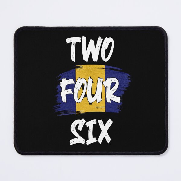 Item preview, Barbados Area Code Two Four Six 246 Barbadian Flag designed and sold by Uppercase Tees.