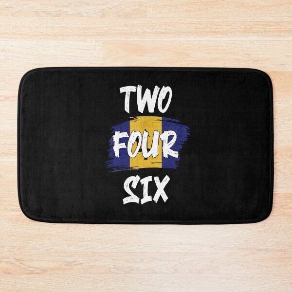 Item preview, Barbados Area Code Two Four Six 246 Barbadian Flag designed and sold by Uppercase Tees.